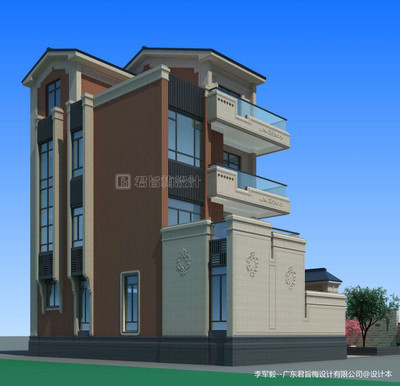 別墅豪宅600平米裝修案例_效果圖 - 建筑外觀 - 設計本